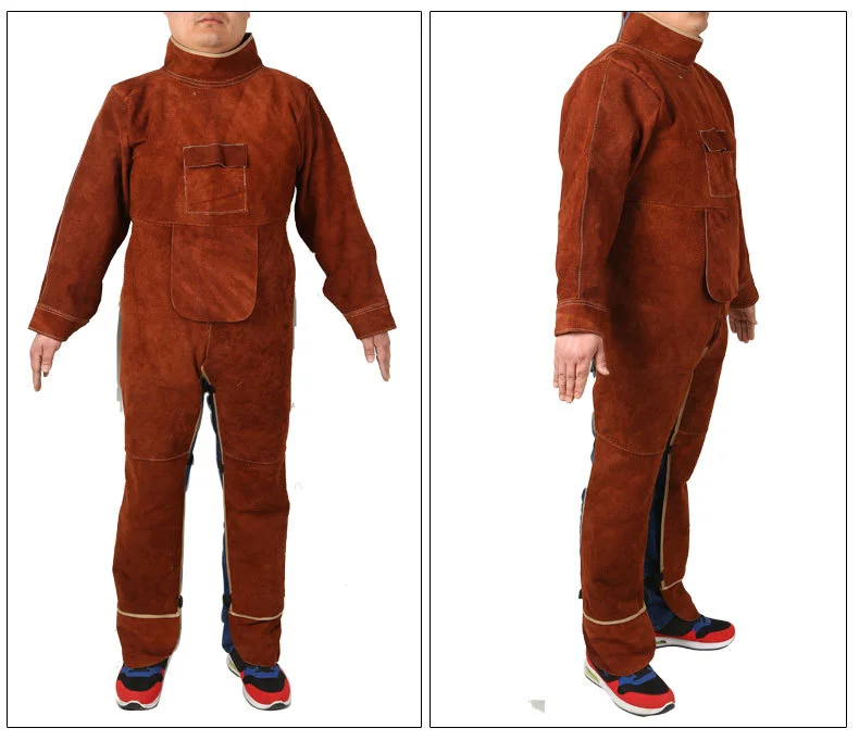Cowhide Welding Clothes for Me - огляд і ціна Leather Work Overalls