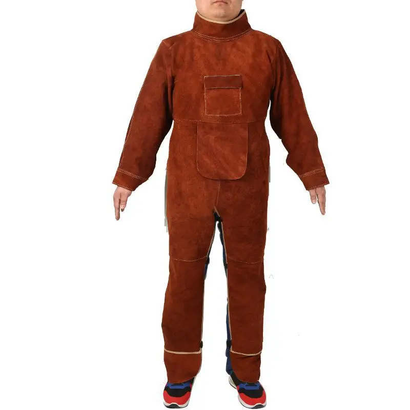 Cowhide Welding Clothes for Me - огляд і ціна Leather Work Overalls