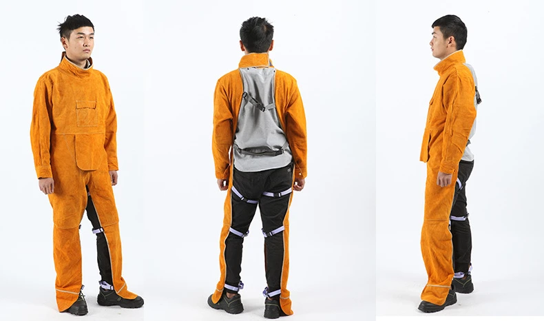 Cowhide Welding Clothes for Me - огляд і ціна Leather Work Overalls