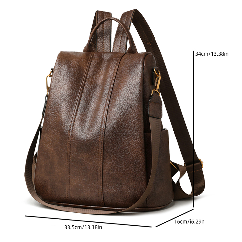 Toposhine Vintage Brown Leathe - огляд і ціна Leather Work Womens Backpack