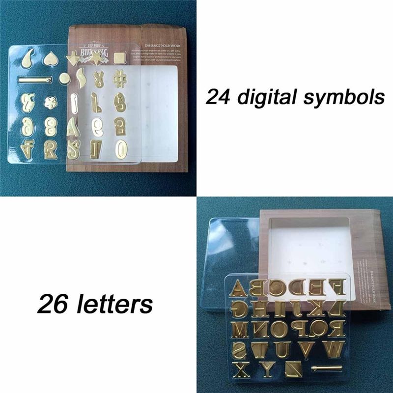 AA63 HOT Wood Burner With Lett - огляд і ціна Leather Stamp Set