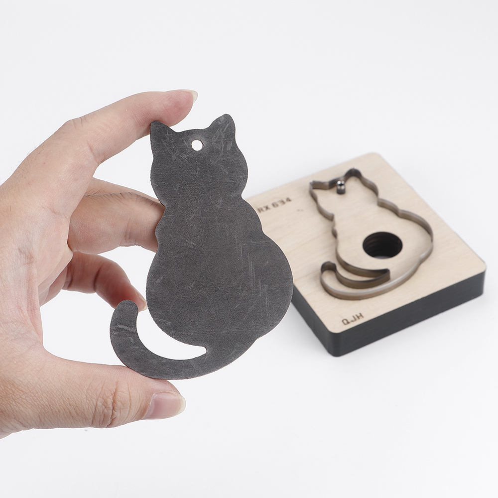 1Pcs Cat Shaped Punch Template - огляд і ціна Leatherwork Templates