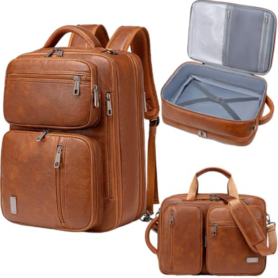 weiatas 3-in-1 Vegan Leather C - огляд і ціна Leather Work Womens Backpack