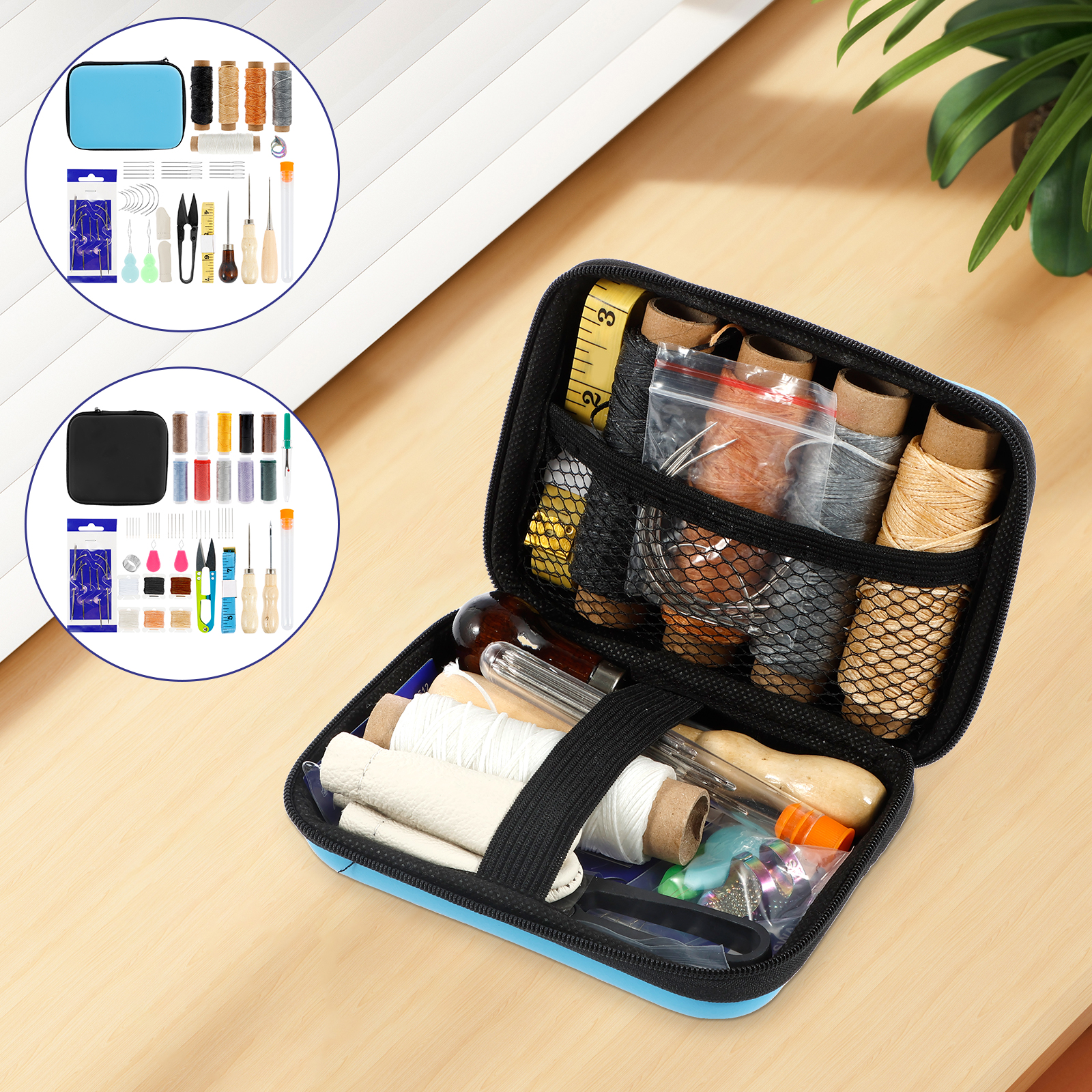 Leather Sewing Kit Portable Le - огляд і ціна Upholstery Leather Work