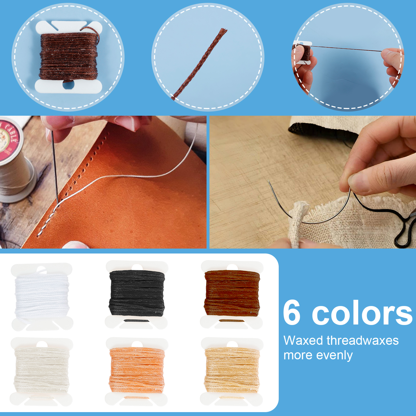 Leather Sewing Kit Portable Le - огляд і ціна Upholstery Leather Work
