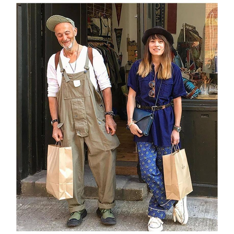 Men's Japanese Retro Overalls  - огляд і ціна Leather Work Overalls