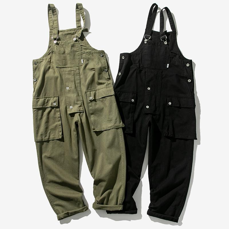 Men's Japanese Retro Overalls  - огляд і ціна Leather Work Overalls