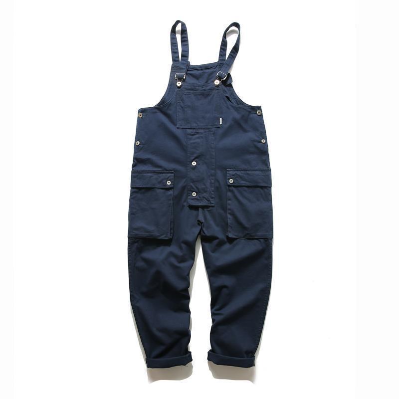 Men's Japanese Retro Overalls  - огляд і ціна Leather Work Overalls