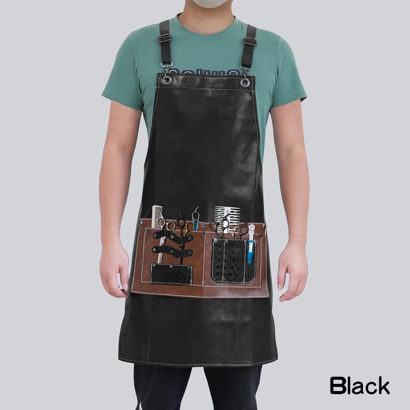 pu leather apron custom logo w - огляд і ціна Leather Work Overalls