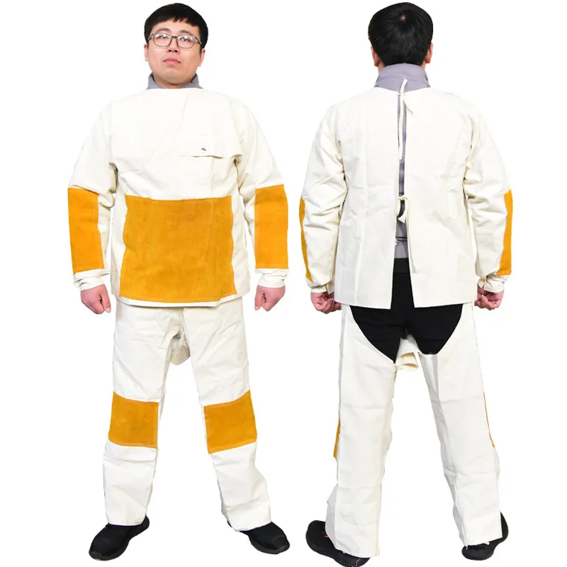 Welder Clothes Canvas Cowhide  - огляд і ціна Leather Work Overalls