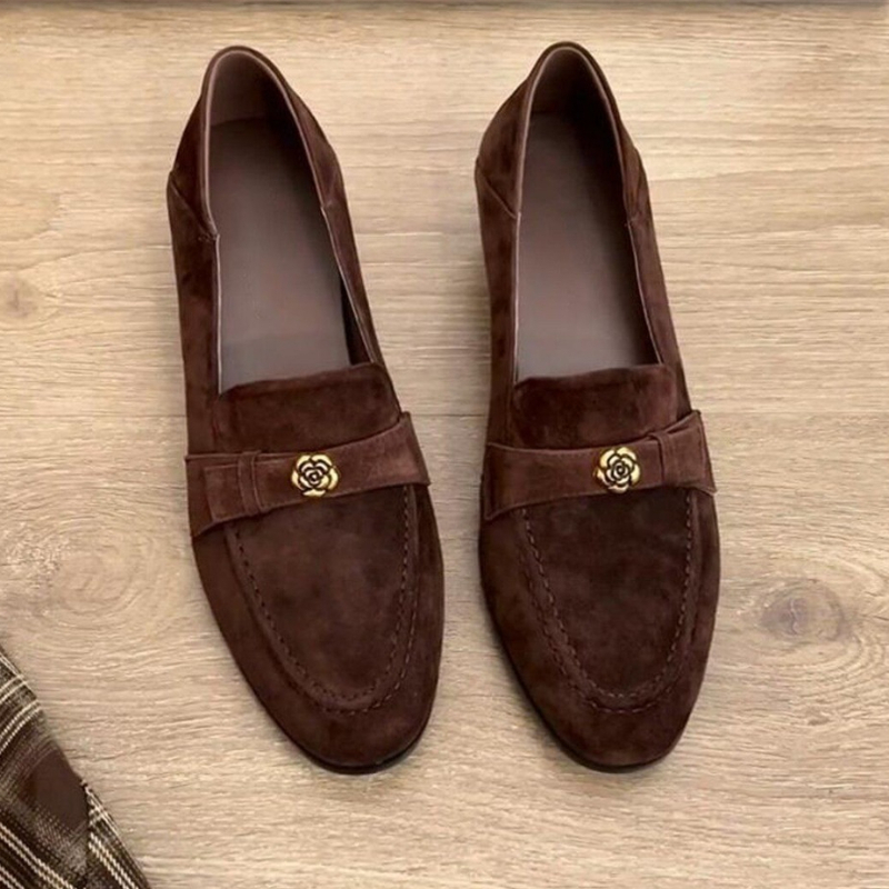 Loafers for Women 2026 New Sty - огляд і ціна Leather Work Heels