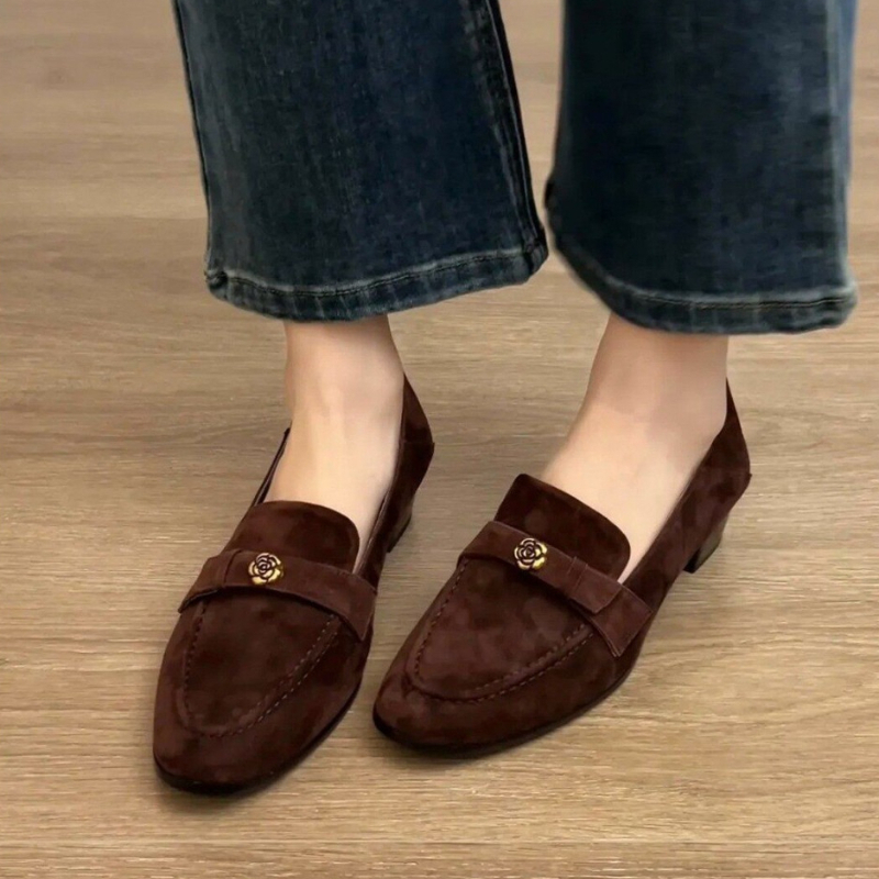 Loafers for Women 2026 New Sty - огляд і ціна Leather Work Heels