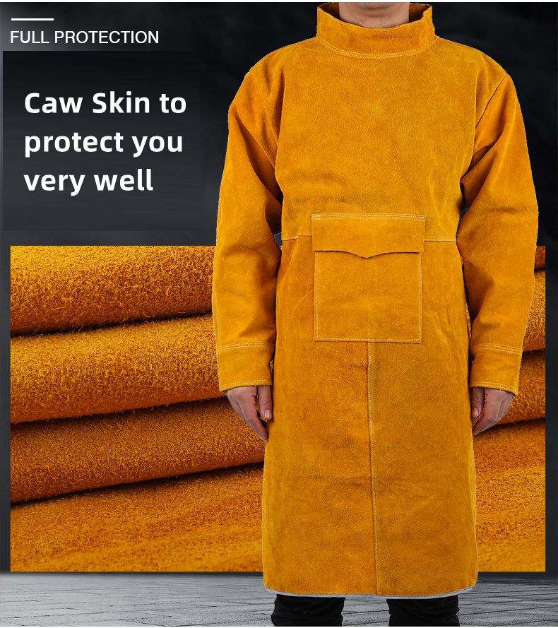 Leather Suede Electric Welding - огляд і ціна Leather Work Overalls