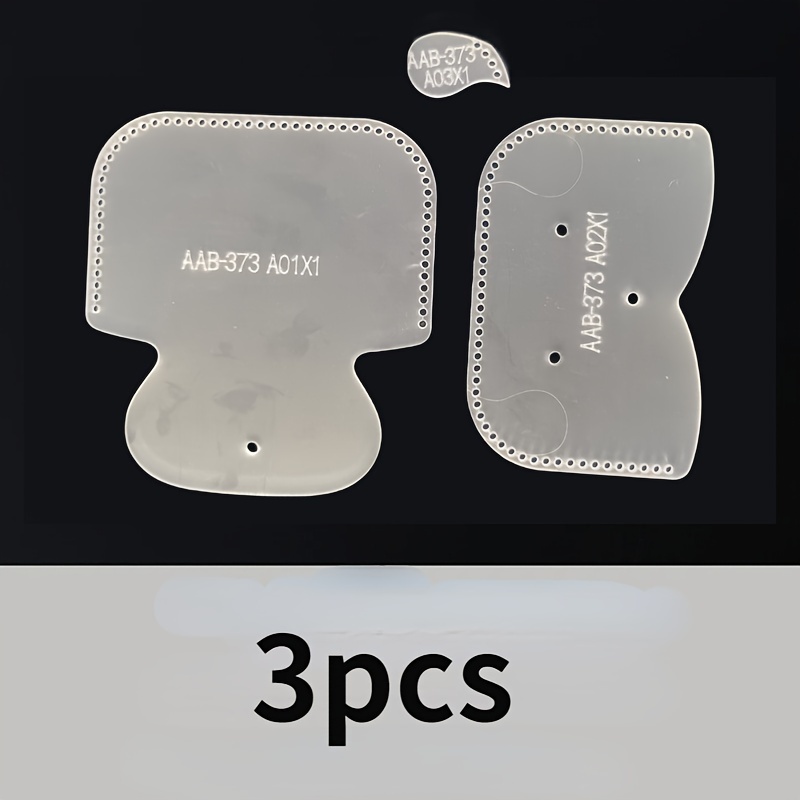 3pcs DIY Mini Wallet Stencil S - огляд і ціна Leatherwork Templates