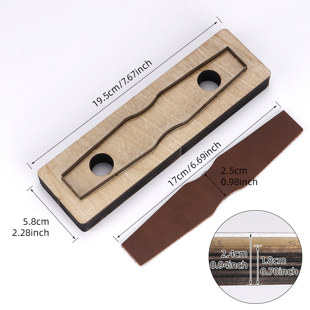 Leather Tool Wooden Punching S - огляд і ціна Leatherwork Templates