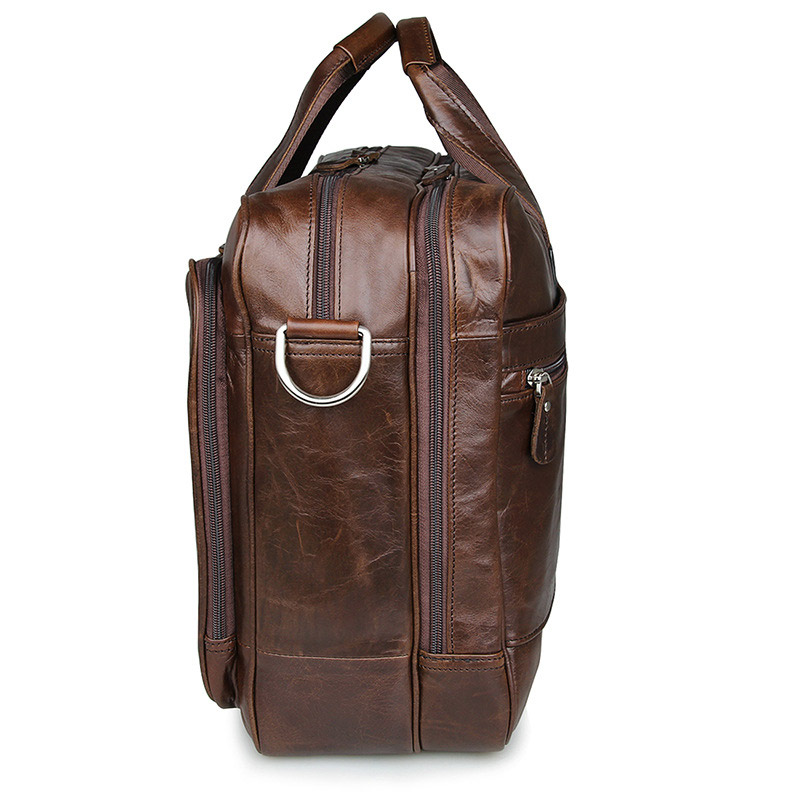 LACHIOUR Genuine Leather Men B - огляд і ціна Leather Work Handbag