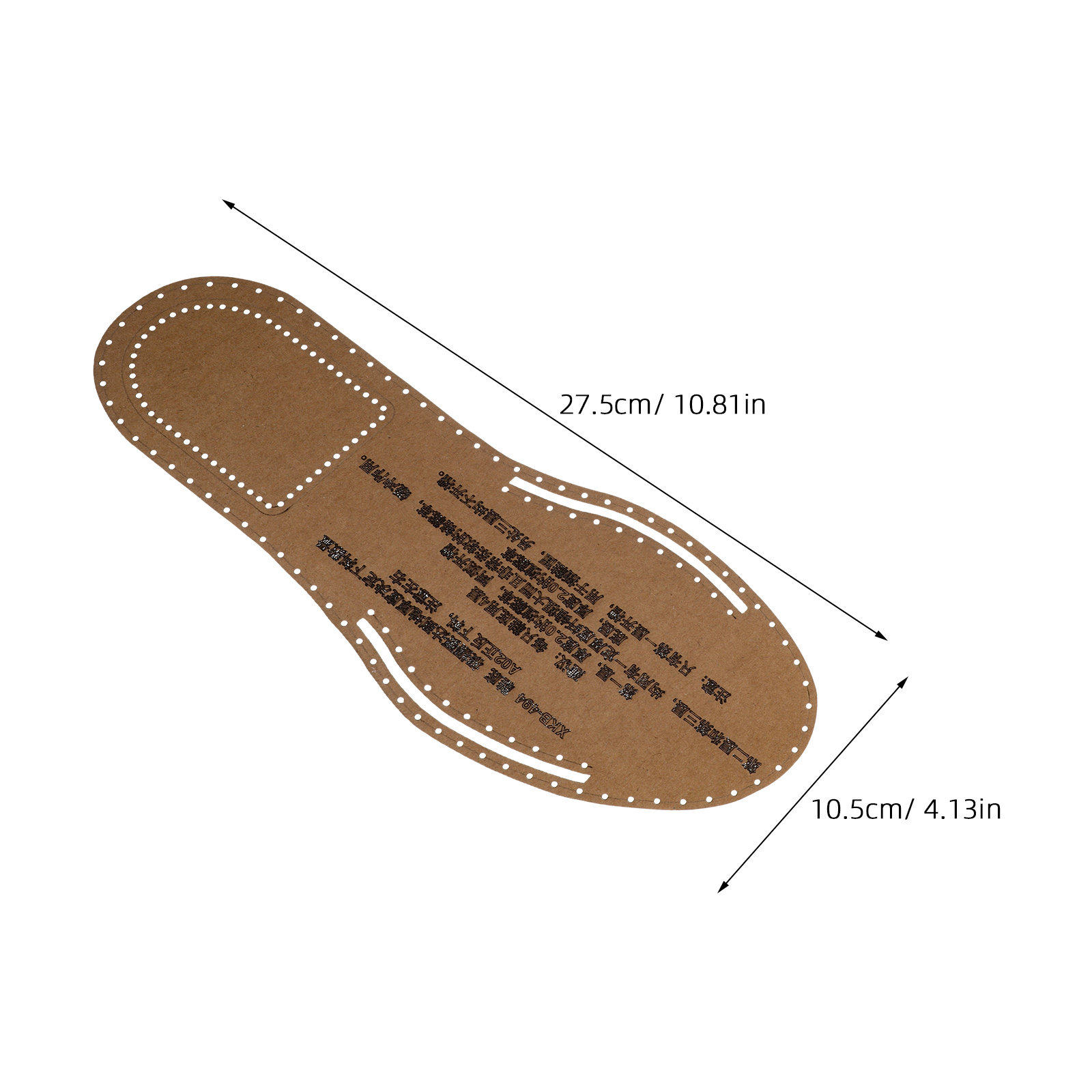 1Set Slipper Pattern Kraft Pap - огляд і ціна Leatherwork Templates