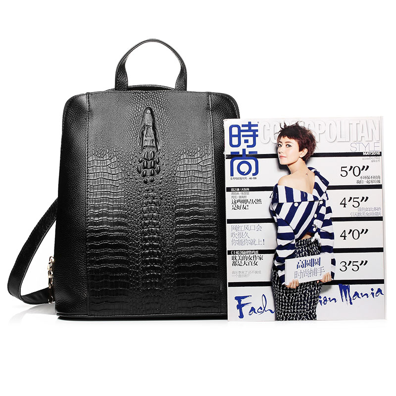 Zency Women's Crocodile Leathe - огляд і ціна Leather Work Womens Backpack